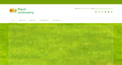 Desktop Screenshot of miguel-landscaping.com